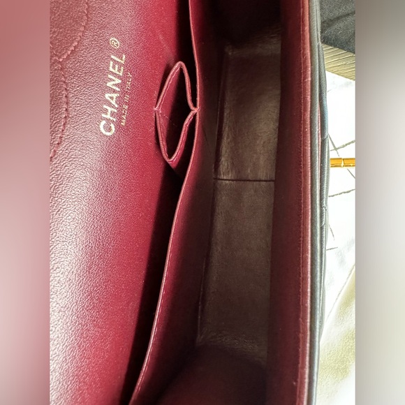 ‼️SOLD‼️ AUTHENTIC CHANEL Classic Jumbo Double Flap Bag, Lambskin, Blk, Gold H/W - Picture 15 of 16